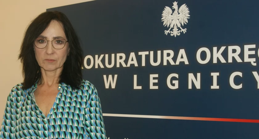 Zdjęcie: Prokurator Liliana Łukasiewcz, rzeczniczka prasowa Prokuratury Okręgowej w Legnicy. Fot. Piotr Kanikowski