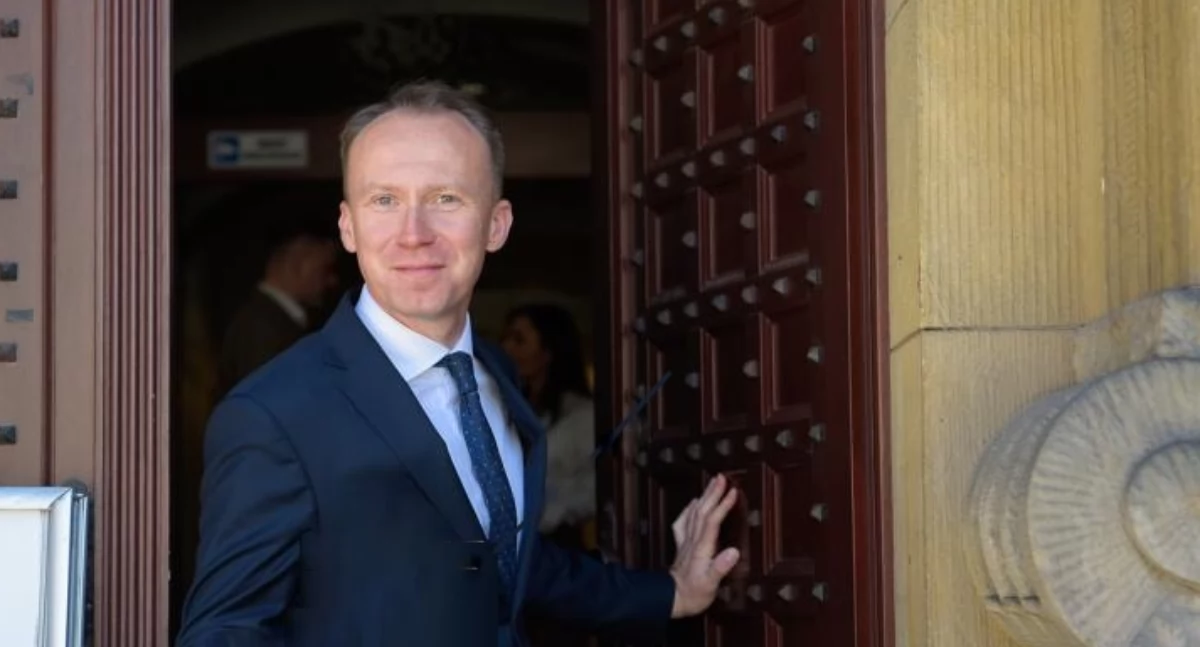 Zdjęcie: Prezydent Legnicy Maciej Kupaj. Fot. Aga Jackiewicz