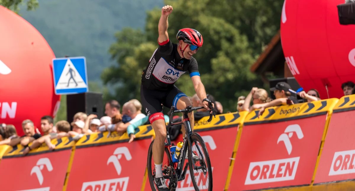 Zdjęcie: kolarz w wyścigu Fot.: mat.promocyjne Tour the Pologne