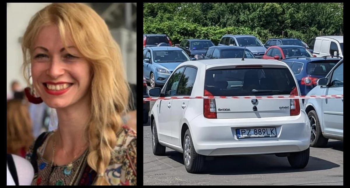 Zdjęcie: Izabela Parzyszek i jej samochód. Źródło: Gdziekolwiek jesteś