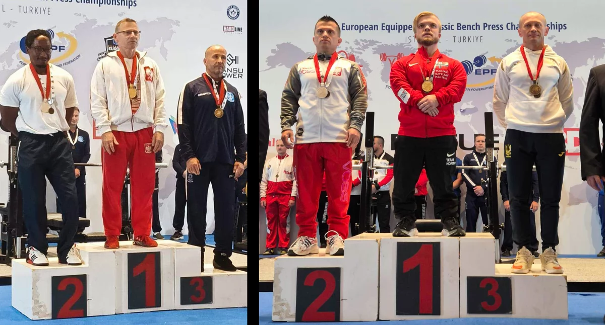 Zdjęcie: zawodnicy na podium Fot.: TKKF Śródmieście Legnica