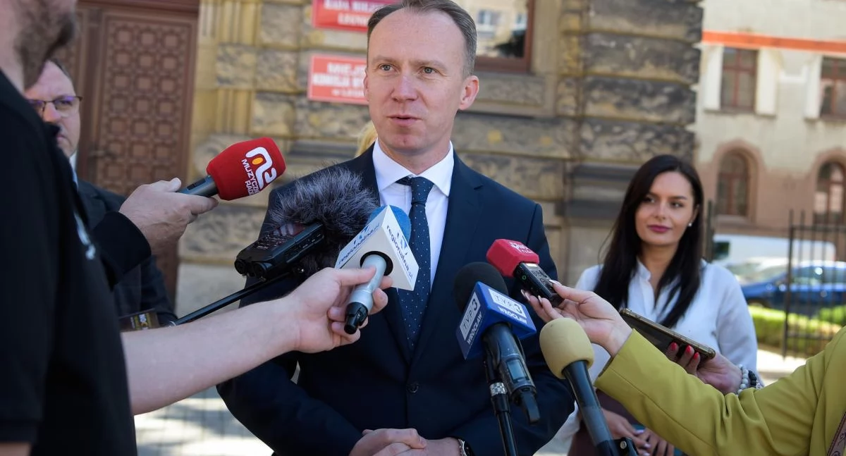 Zdjęcie: Maciej Kupaj, prezydent Legnicy. Fot. Aga Jackiewicz