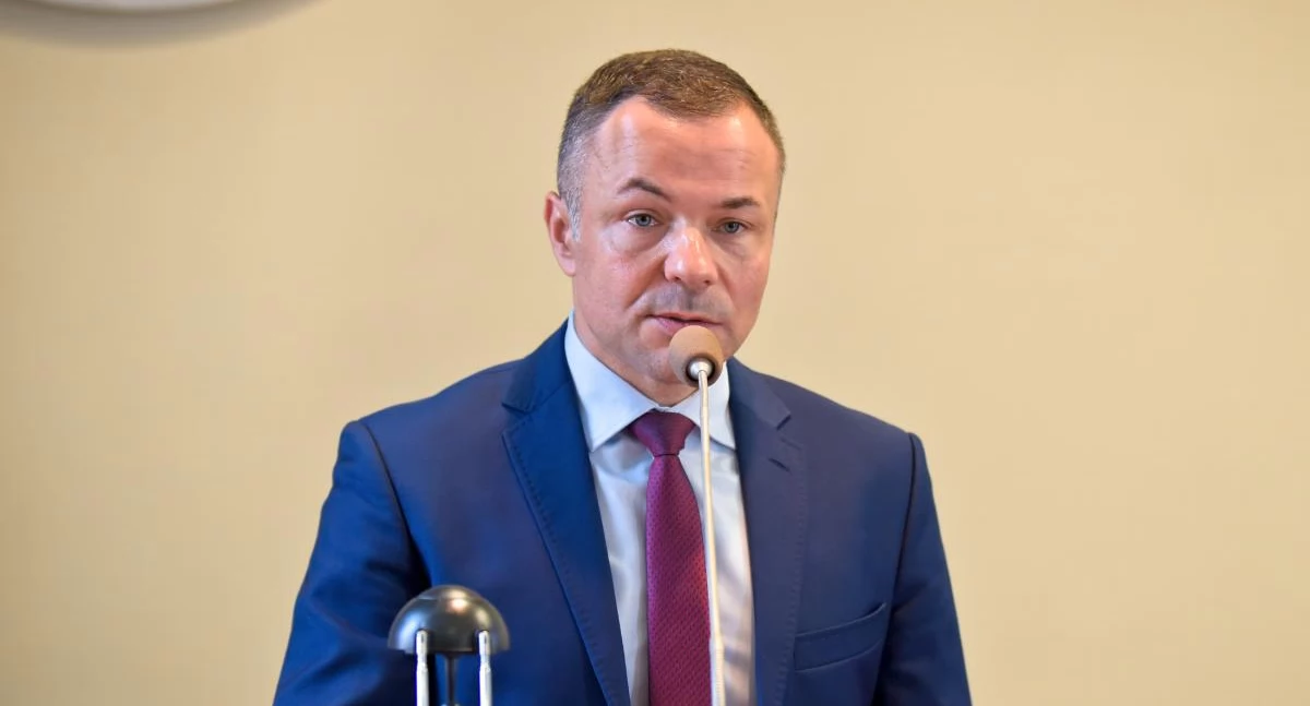 Zdjęcie: Kacper Siwek - nowy skarbnik Legnicy. Fot. Aga Jackiewicz 