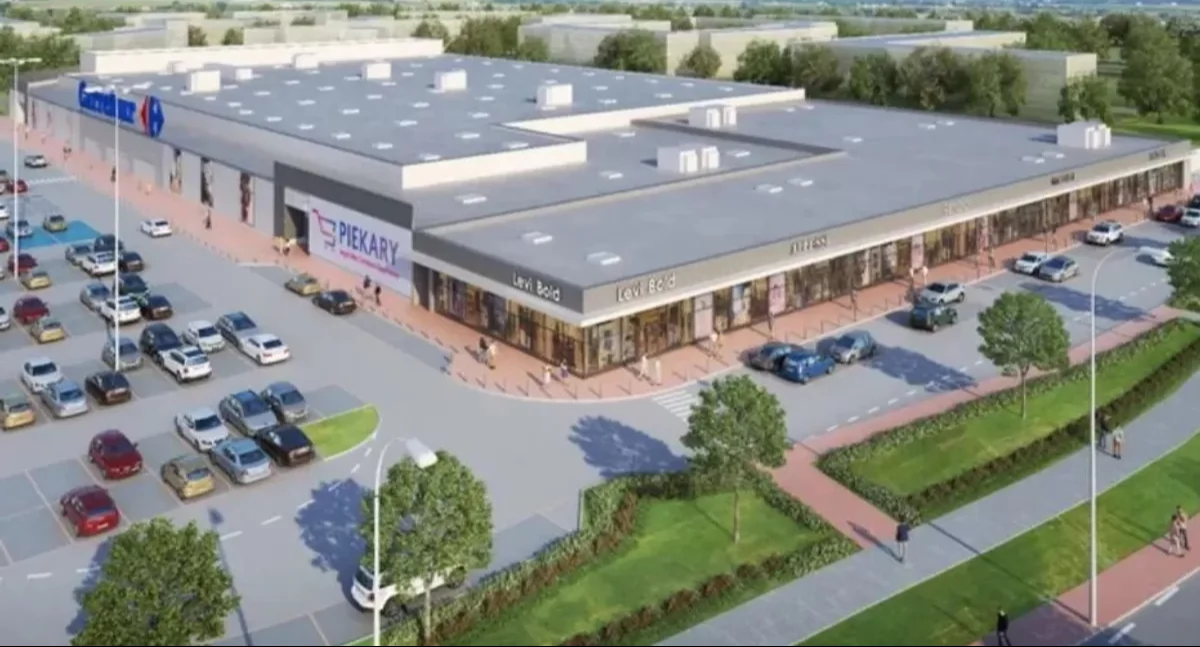Zdjęcie: Wizualizacja Centrum Handlowego Carrefour w Legnicy. Źródło: media.carrefour.pl/