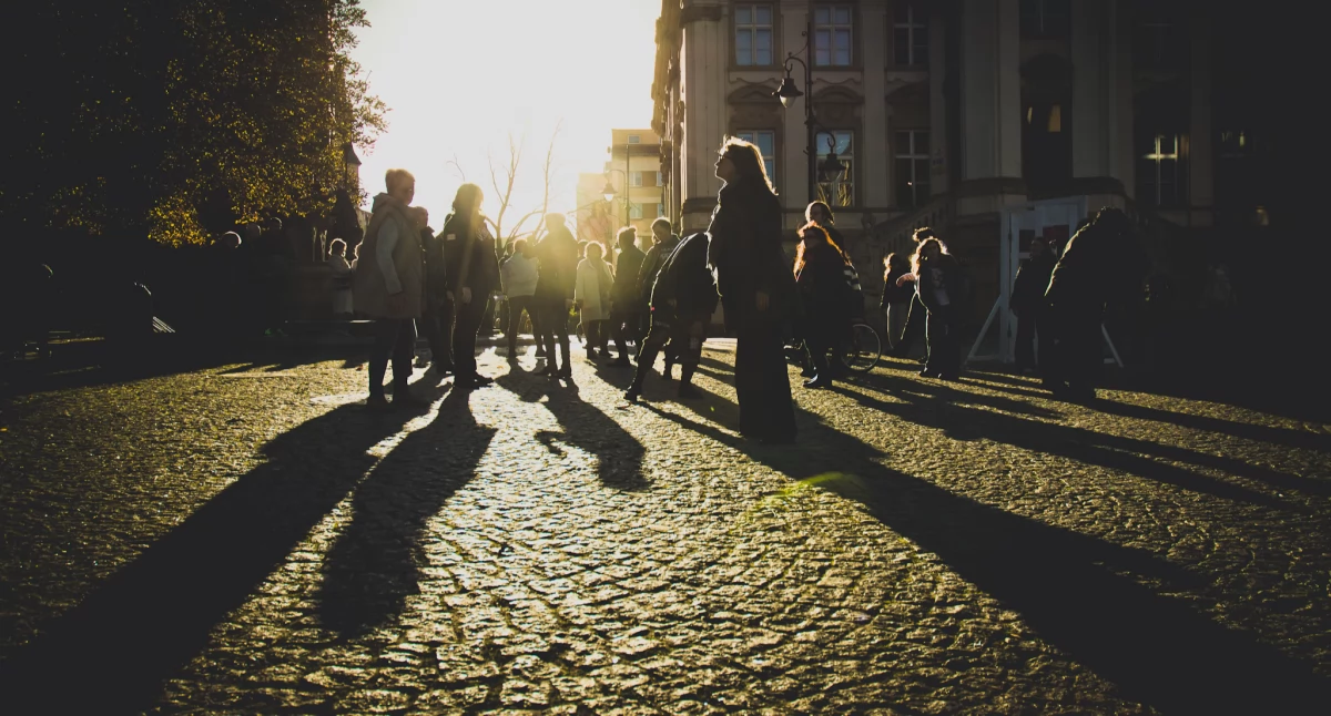 Zdjęcie: happening na legnickim Rynku Fot.: Aga Jackiewicz
