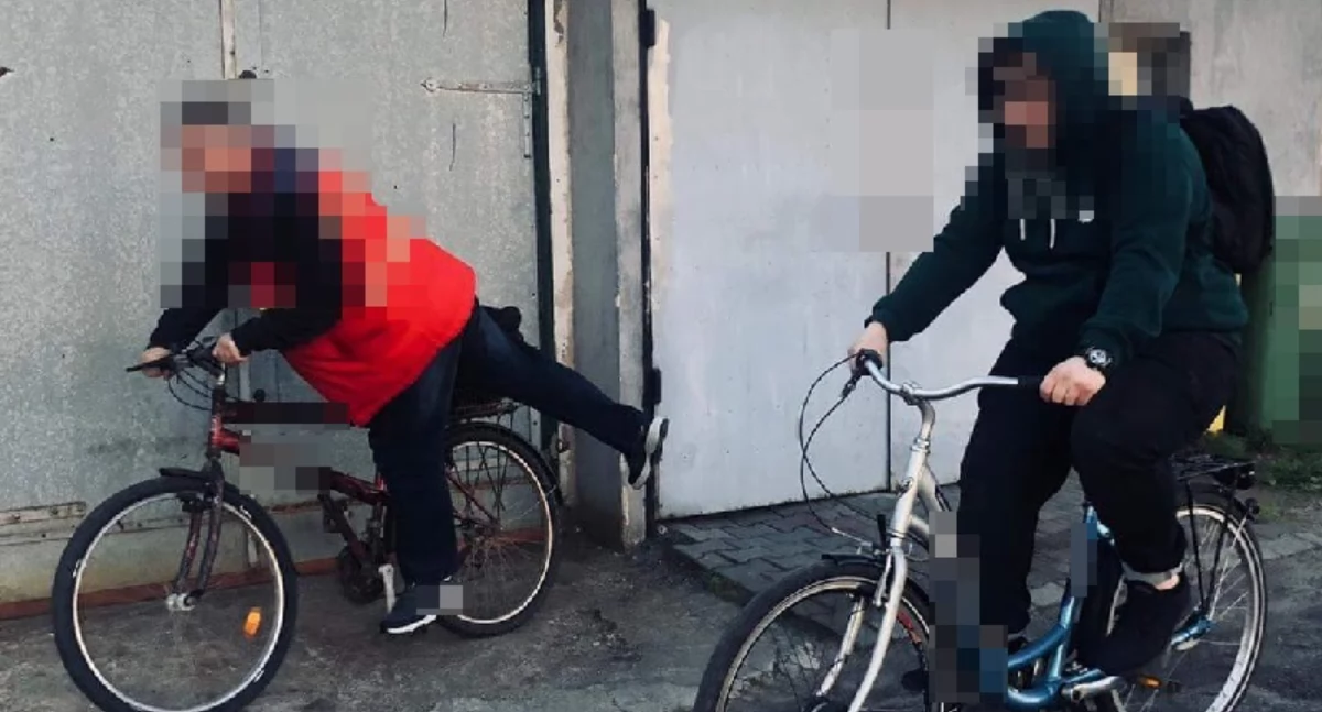 Zdjęcie: rowerzyści Fot.: KMP