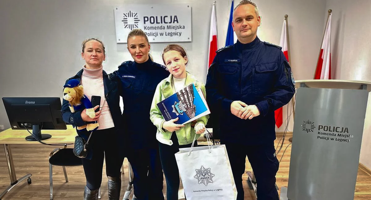 Zdjęcie: bohaterka z Legnicy Fot.: KMP