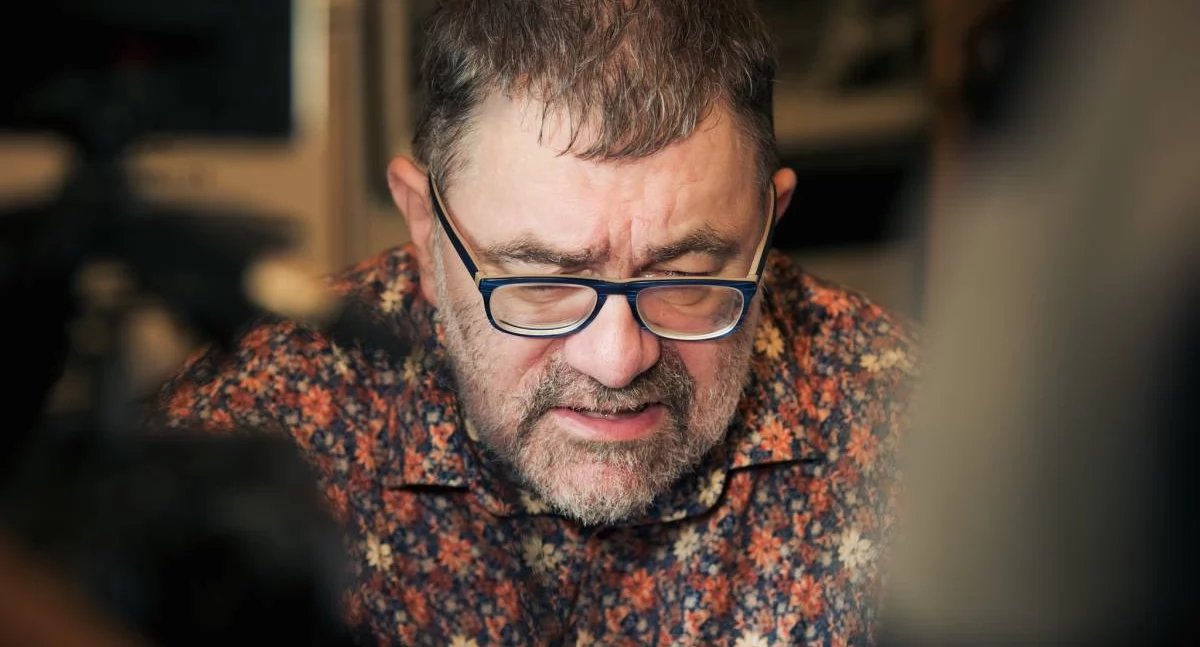 Zdjęcie: Jacek Głomb, dyrektor Teatru Modrzejewskiej w Legnicy. Fot. Aga Jackiewicz