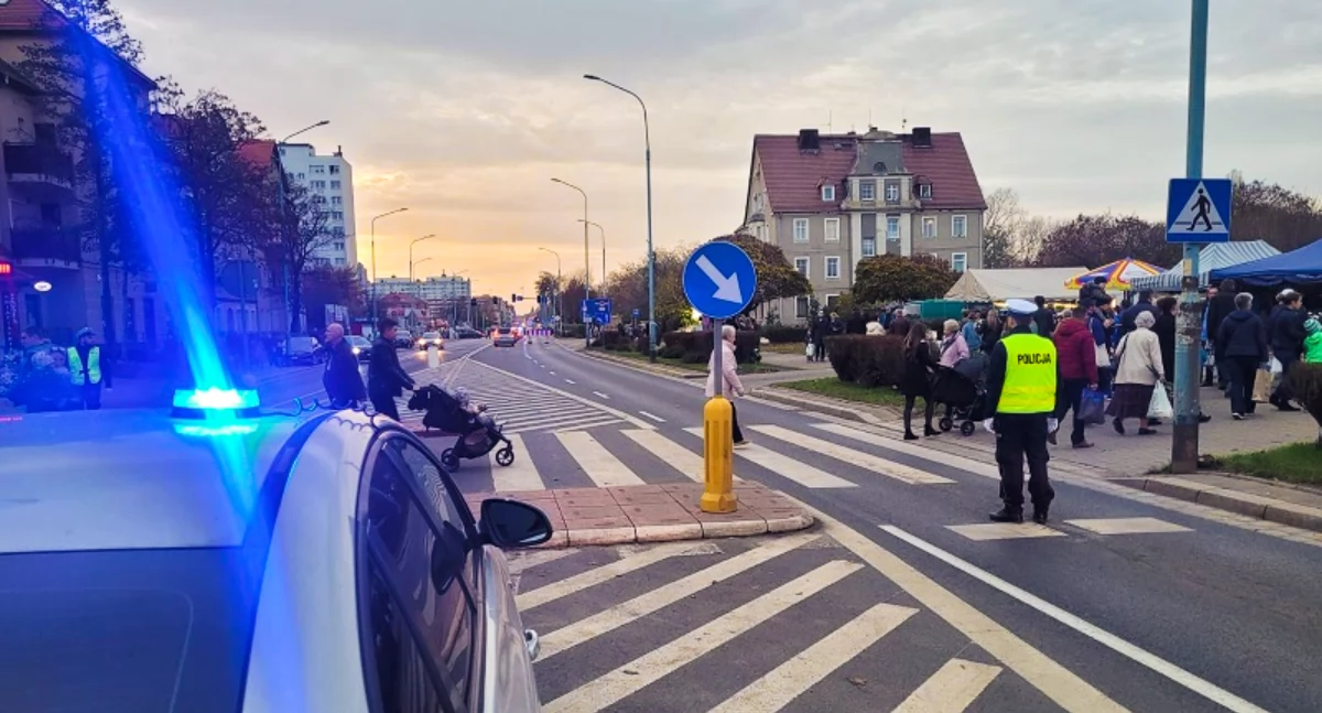 Zdjęcie: okolice legnickiego cmentarza Fot.: KMP