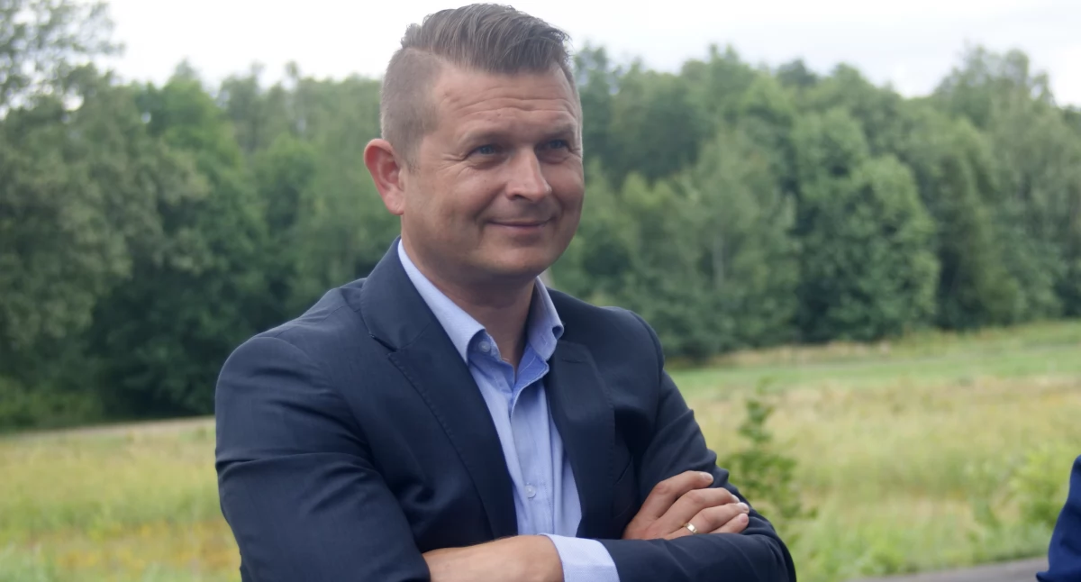 Zdjęcie: Rafał Miara, starosta złotoryjski. Fot. Piotr Kanikowski