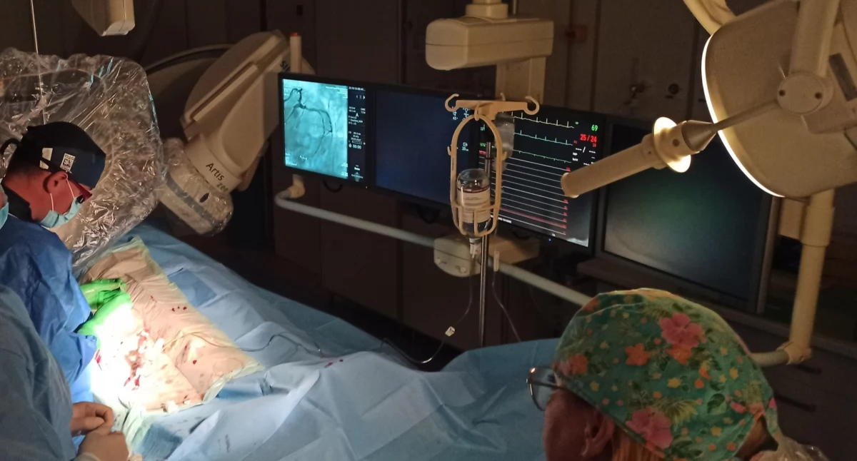 Zdjęcie: Pracownia angiografii w legnickim szpitalu. Fot. Wojewódzki Szpital Specjalistyczny w Legnicy