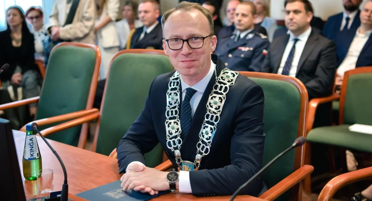Zdjęcie: Maciej Kupaj, prezydent Legnicy. Fot. Aga Jackiewicz