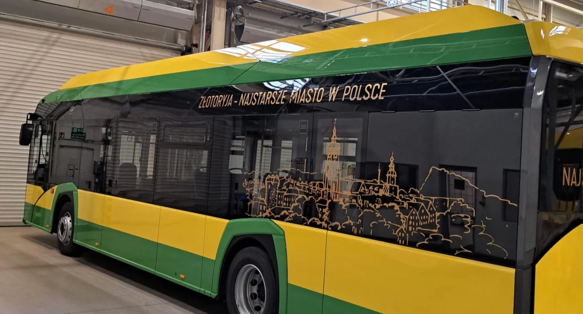 Zdjęcie: Złotoryjski elektrobus. Fot. Urząd Miasta w Złotoryi