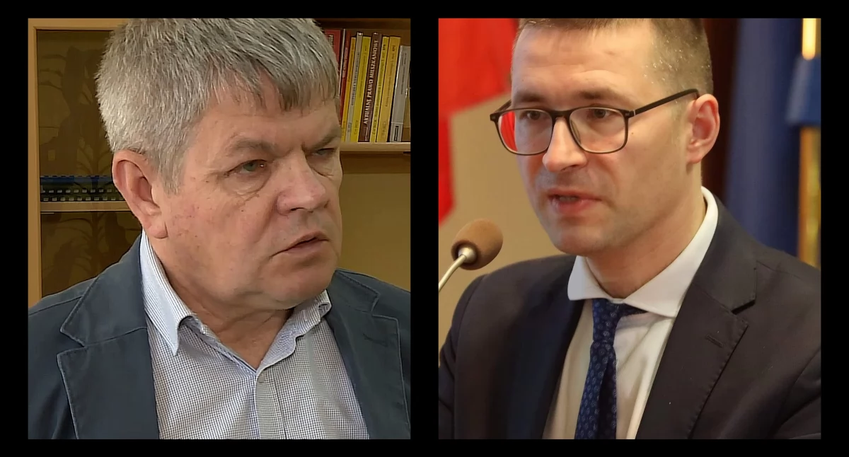 Zdjęcie: (z lewej) Janusz Hawryluk, (z prawej) Łukasz Kuczyński.