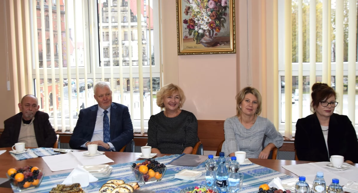 Zdjęcie: spotkanie w Starostwie Powiatowym Fot.: Starostwo Powiatowe