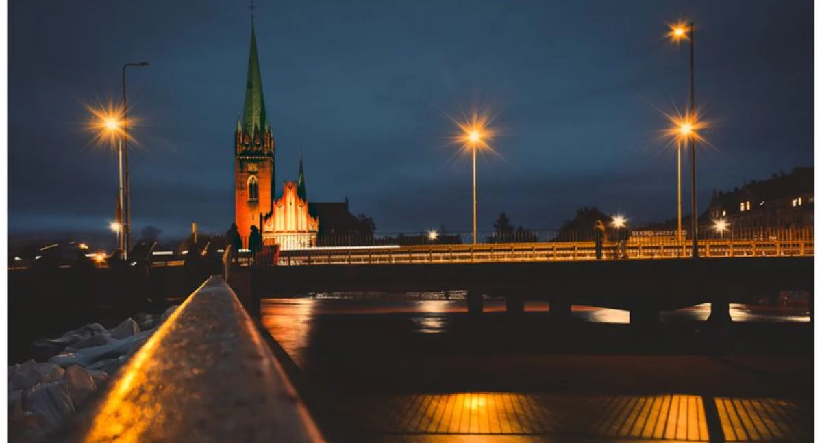 Zdjęcie: Legnica, wrzesień 2024 r., wzbierająca Kaczawa. Fot. Aga Jackiewicz