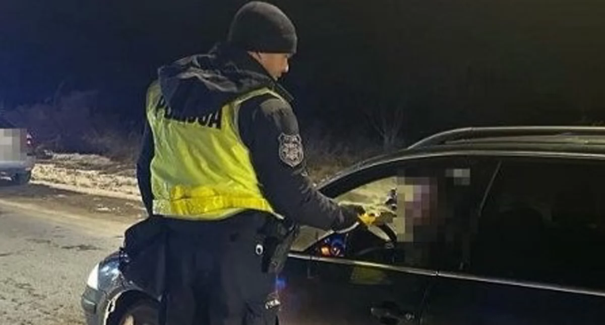 Zdjęcie: kontrola kierowcy Fot.: KMP