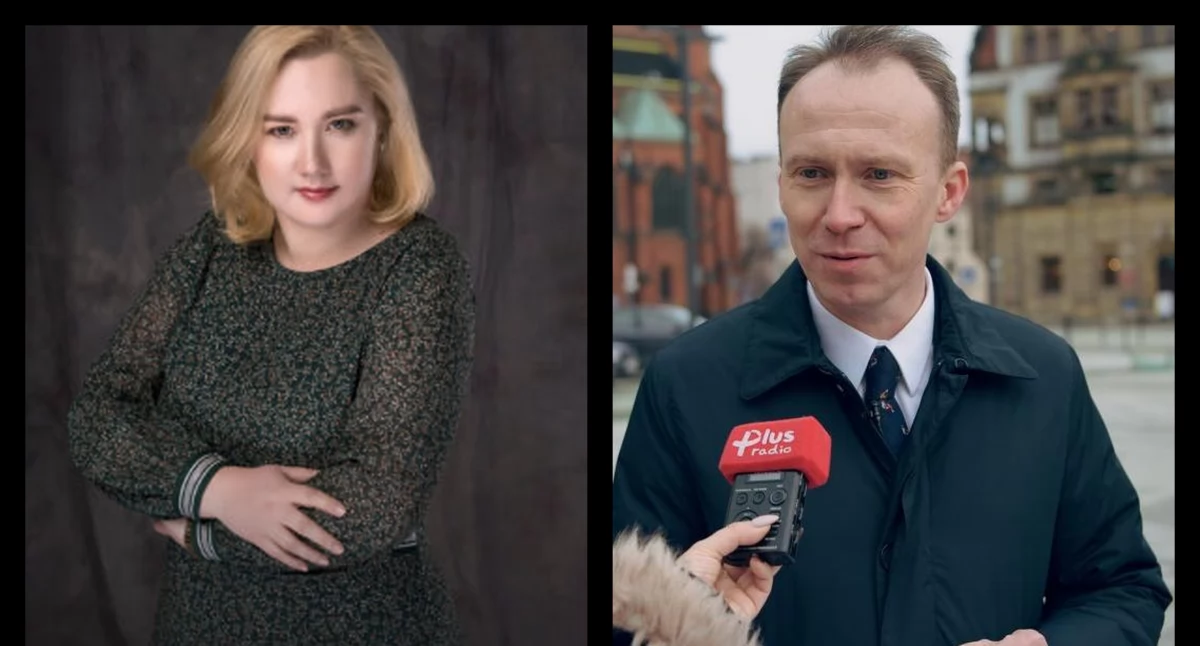 Zdjęcie: Po lewej: Agnieszka Fudali, nowa dyrektor Zarządu Gospodarki Mieszkaniowej w Legnicy. Fot. Hanna Derecka, źródło: kign.pl Po prawej: Maciej Kupaj - prezydent Legnicy. Fot. Aga Jackiewicz 