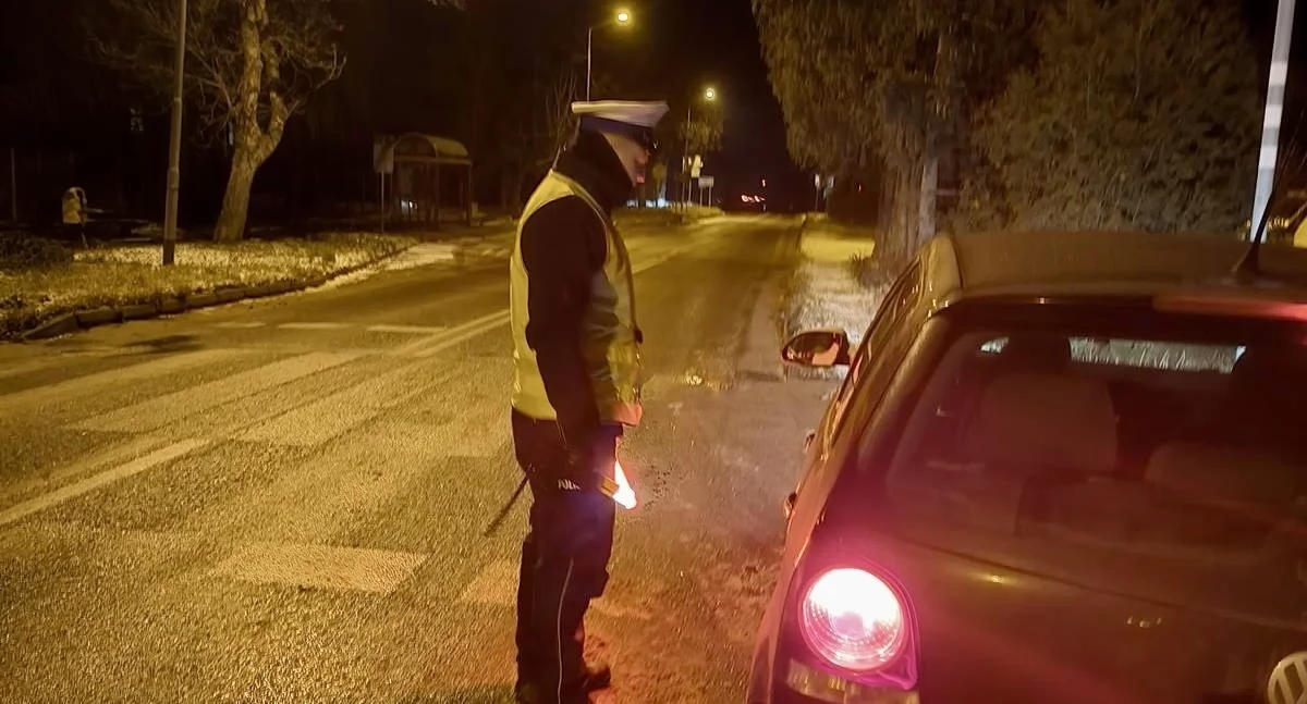 Zdjęcie: Kontrola drogowa w Złotoryi. Fot. Komenda Powiatowa Policji w Złotoryi
