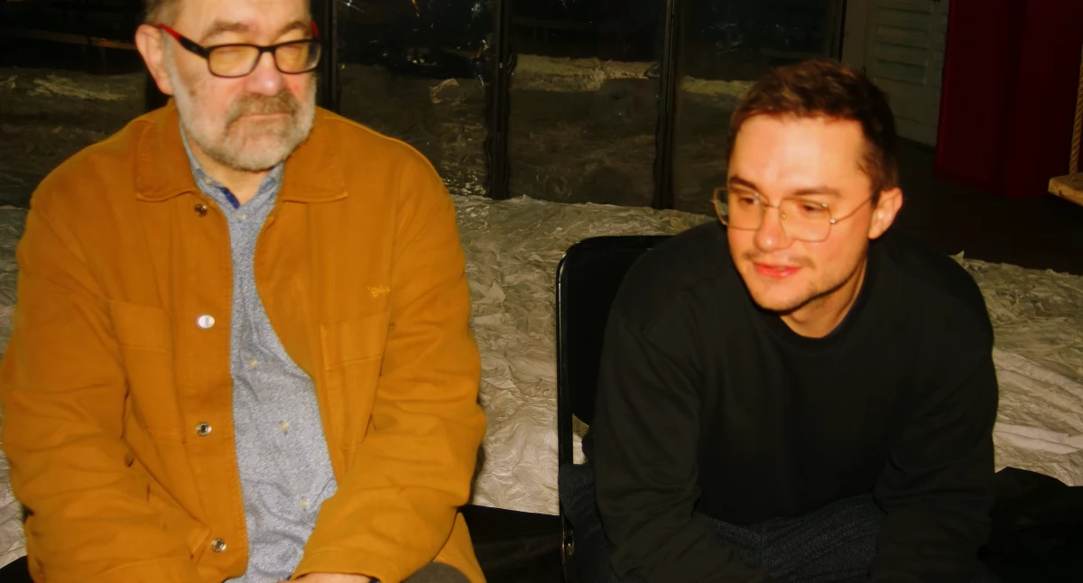 Zdjecie: (od lewej) Jacek Głomb i Błażej Biegasiewicz. Fot. Piotr Kanikowski