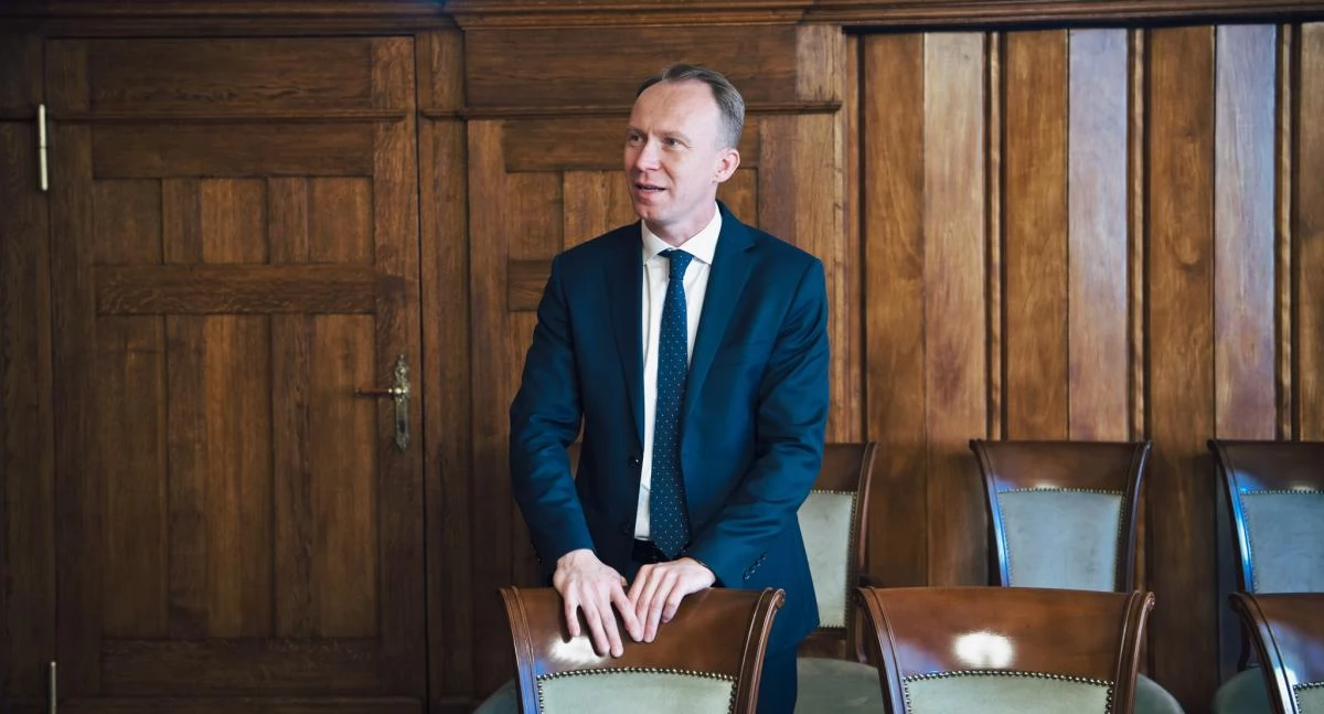 Zdjęcie: Prezydent Legnicy Maciej Kupaj. Fot. Aga Jackiewicz