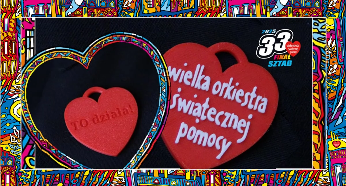 Zdjęcie: serduszko WOŚP Fot.: mat. promo legnickiego Sztabu WOŚP