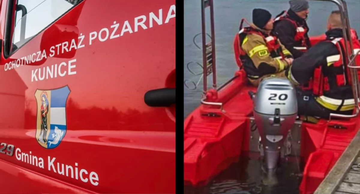 Zdjęcie: skradziony sprzęt Fot.: OSP Kunice