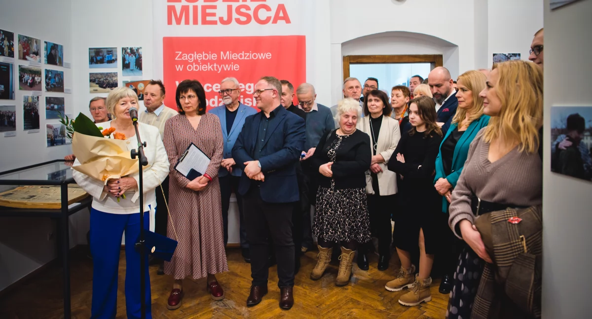 Zdjęcie: wernisaż wystawy w Muzeum Miedzi Fot.: Aga Jackiewicz