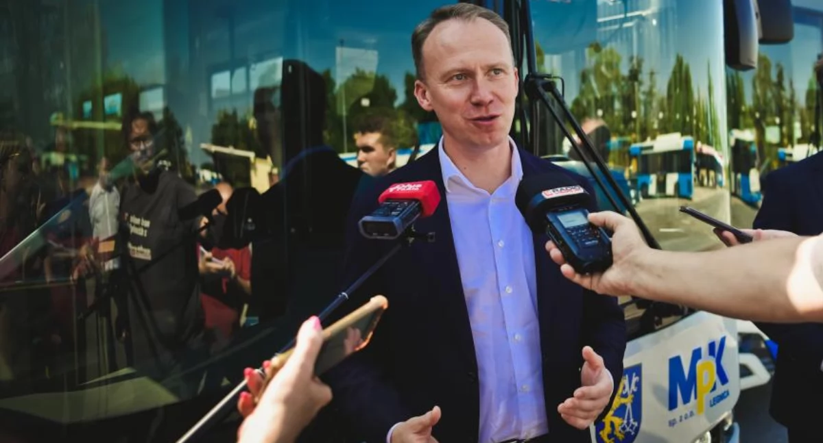 Zdjęcie: Maciej Kupaj, prezydent Legnicy. Fot. Aga Jackiewicz