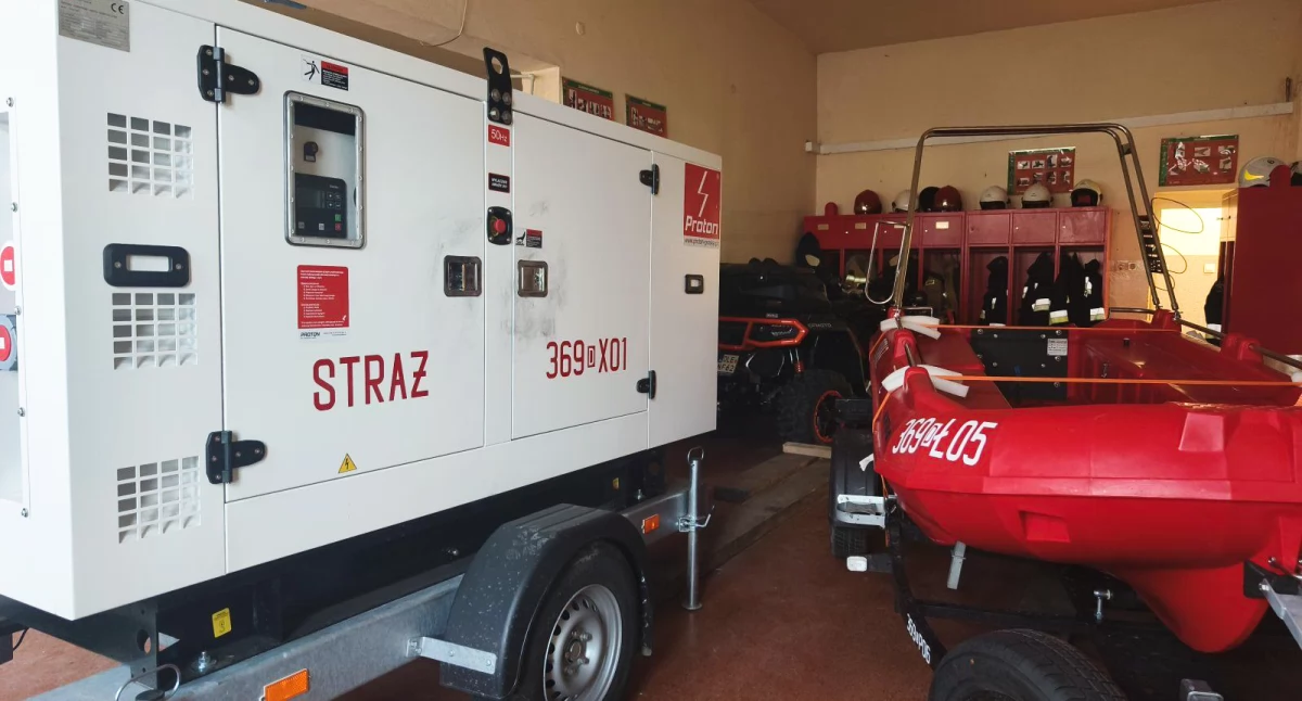 Zdjęcie: sprzęt należący do strażaków Fot.: OSP 