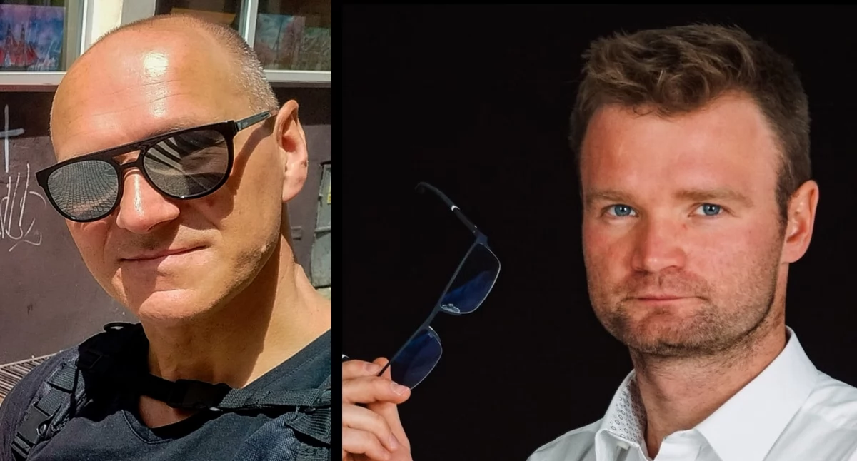 Zdjęcie: Grzegorz Koczubaj (źródło: Facebook/ Grzegorz Koczubaj) i Krzysztof Wojtas (fot. Facebook/ Krzysztof Wojtas).