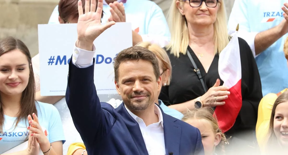 Zdjęcie: Rafał Trzaskowski w Legnicy w 2020 r. Fot. TuLegnica.pl
