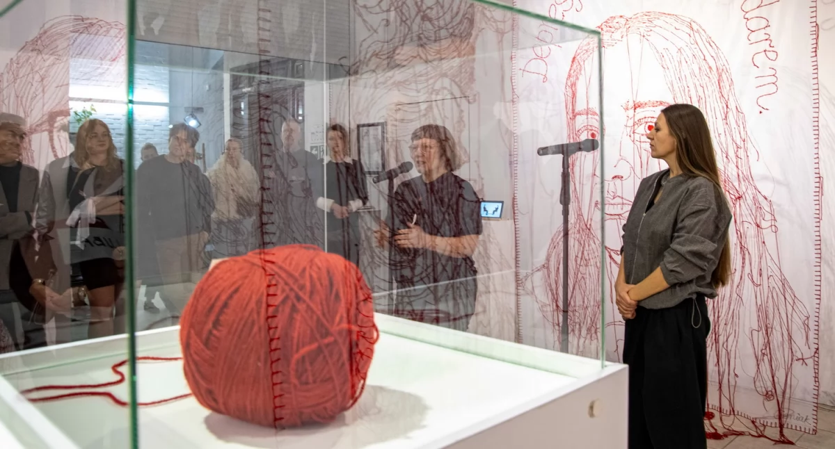Zdjęcie: otwarcie wystawy Fot.: Galeria Sztuki 