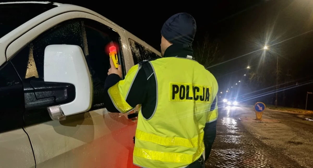 Zdjęcie: kontrola policyjna Fot.: KMP
