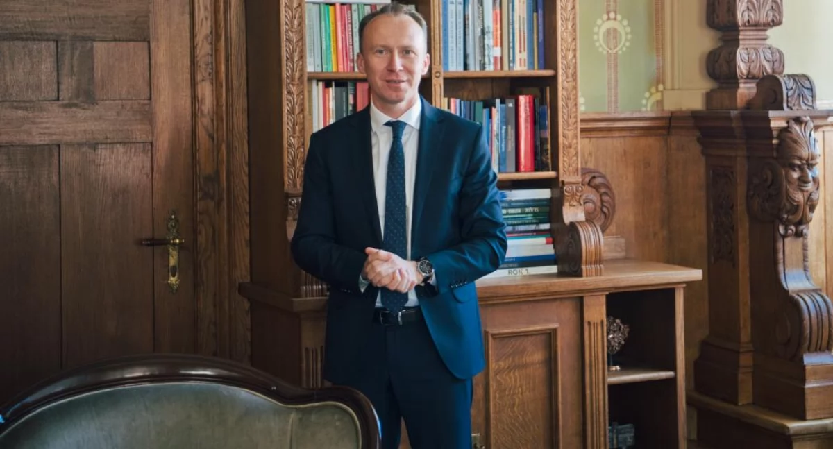Zdjęcie: Maciej Kupaj, prezydent Legnicy. Fot. Aga Jackiewicz