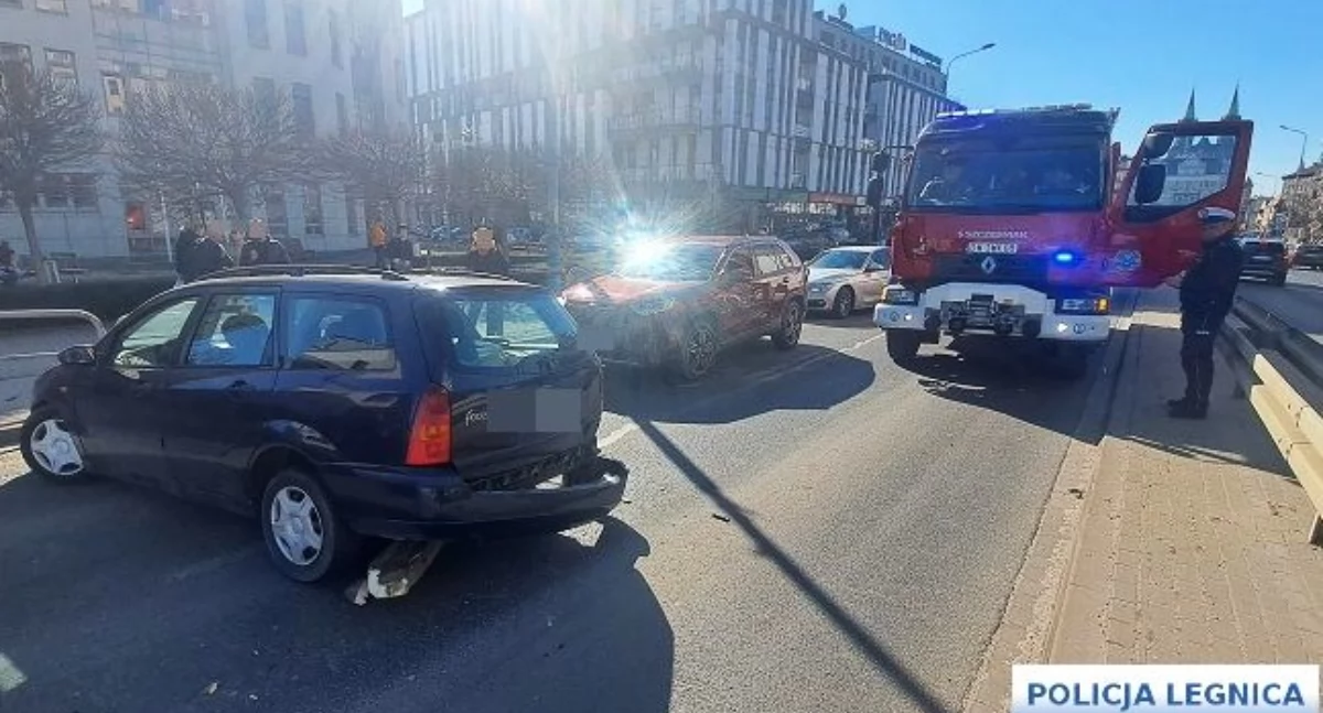 Zdjęcie: Legnica, ul. Wrocławska Fot.: KMP