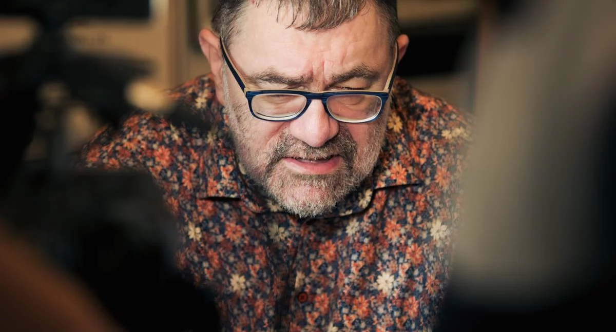 Zdjęcie: Jacek Głomb, dyrektor Teatru Modrzejewskiej w Legnicy. Fot. Aga Jackiewicz