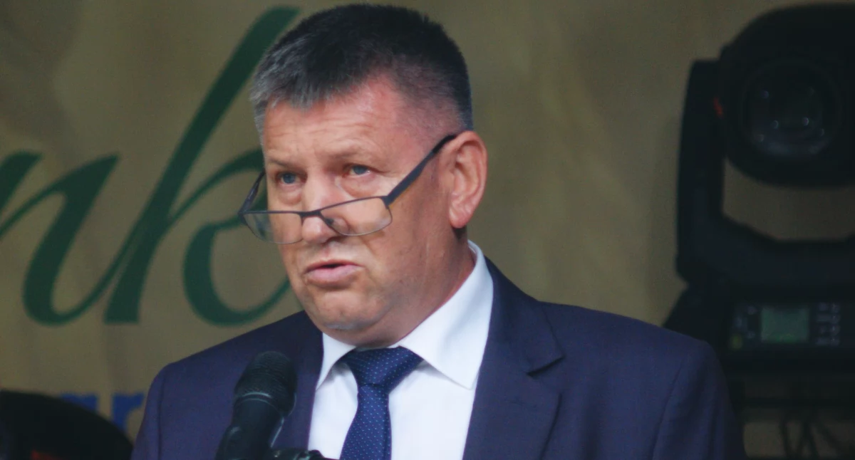 Zdjęcie: Wójt gminy Zagrodno Piotr Janczyszyn. Fot. Piotr Kanikowski