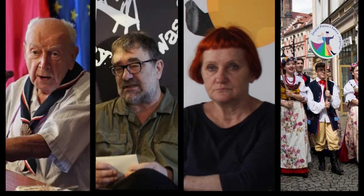 Zdjęcie: Zbigniew Grochowski (fot. Legnica.eu); Jacek Głomb, Elżbieta Pietraszko, Zespół Pieśni i Tańca Legnica (fot. Piotr Kanikowski).