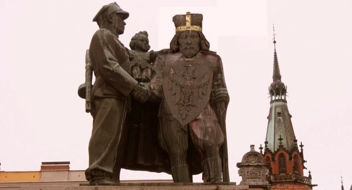 Zdjęcie: Wizualizacja pomnika Henryka Pobożnego. Fot. Piotr Kanikowski