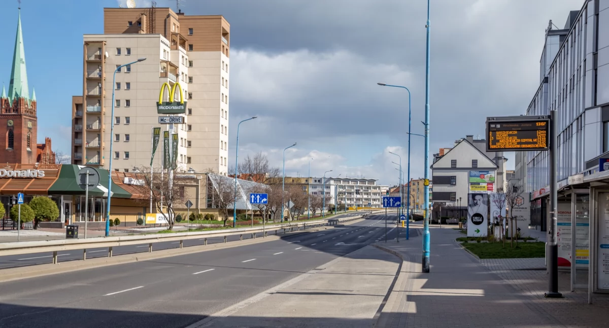 Zdjęcie: Ul. Wrocławska w Legnicy. Fot. Urząd Miasta w Legnicy