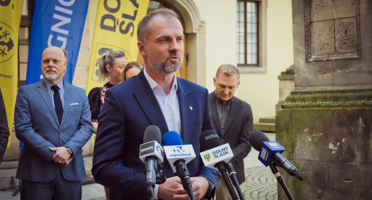 Zdjęcie: Jarosław Rabczenko, członek zarządu województwa dolnośląskiego Fot.: Aga Jackiewicz