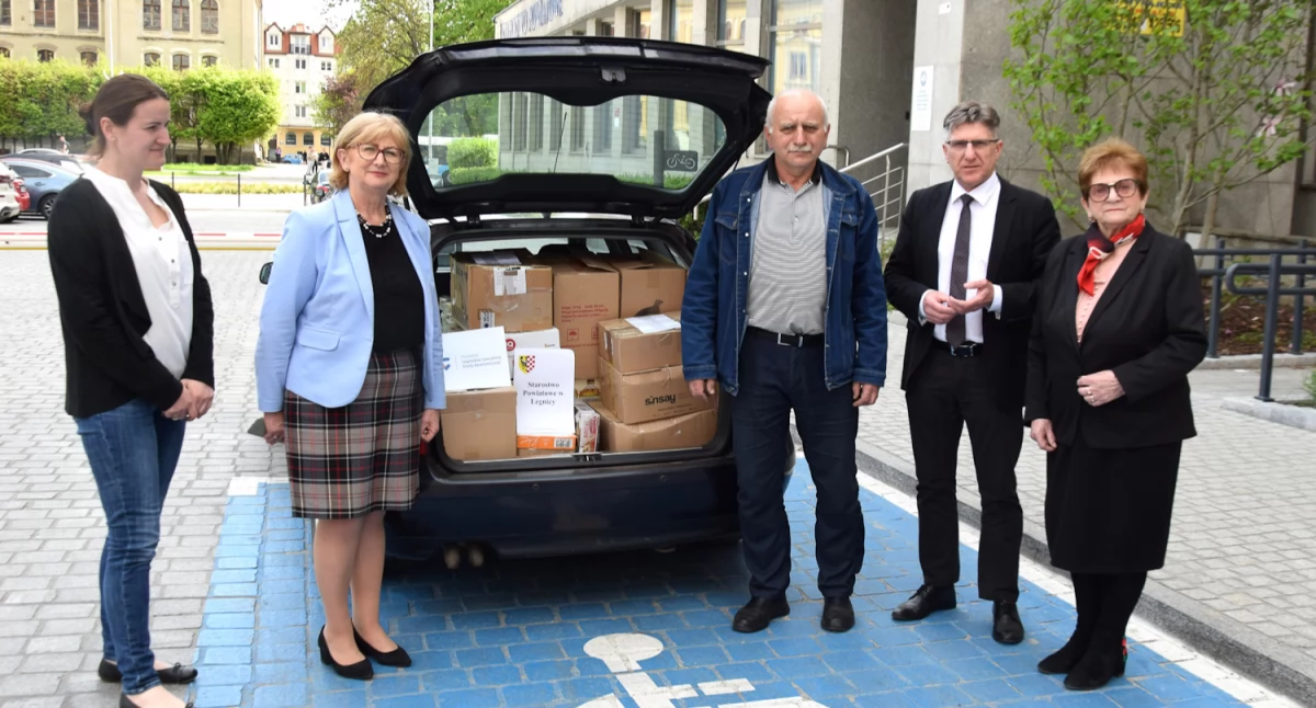 Zdjęcie: transport darów Fot.: Starostwo Powiatowe