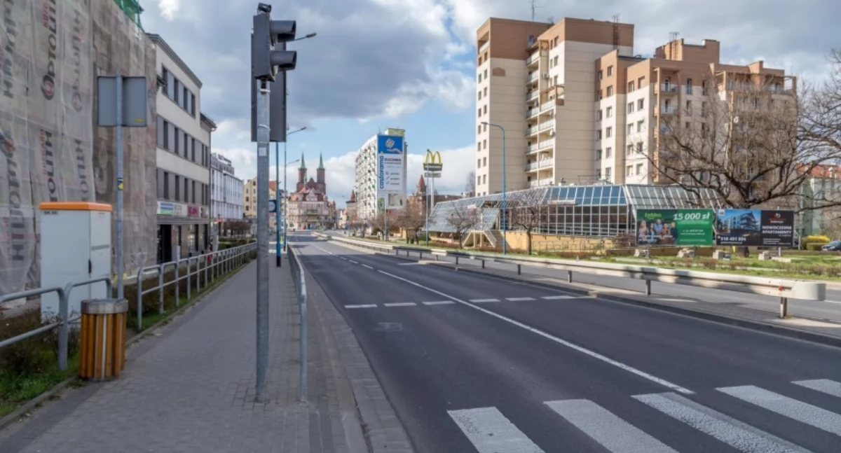 Zdjęcie: Ul. Wrocławska w Legnicy. Fot. Urząd Miasta w Legnicy