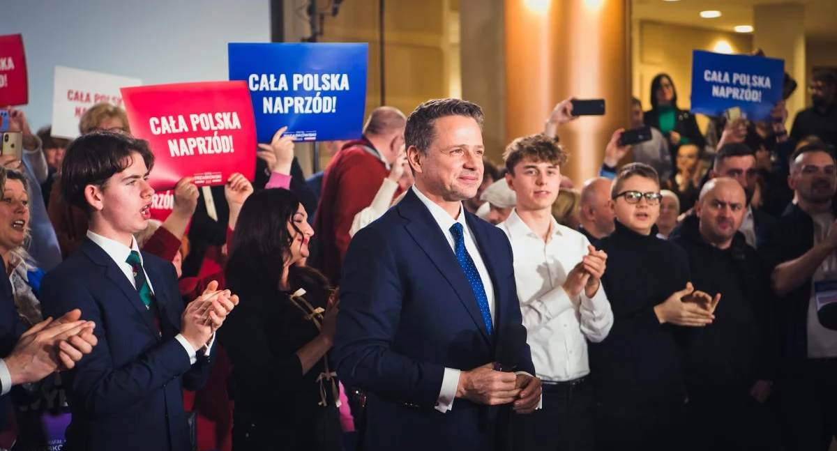 Zdjęcie: Rafał Trzaskowski w Legnicy. Fot. Aga Jackiewicz