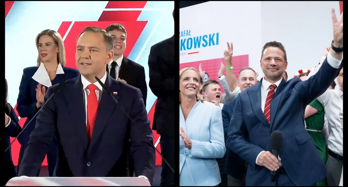 Zdjęcie: Z lewej strony Karol Nawrocki, z prawej Rafał Trzaskowski. Źródło: Facebook/  Karol Nawrocki, Facebook/ Rafał Trzaskowski