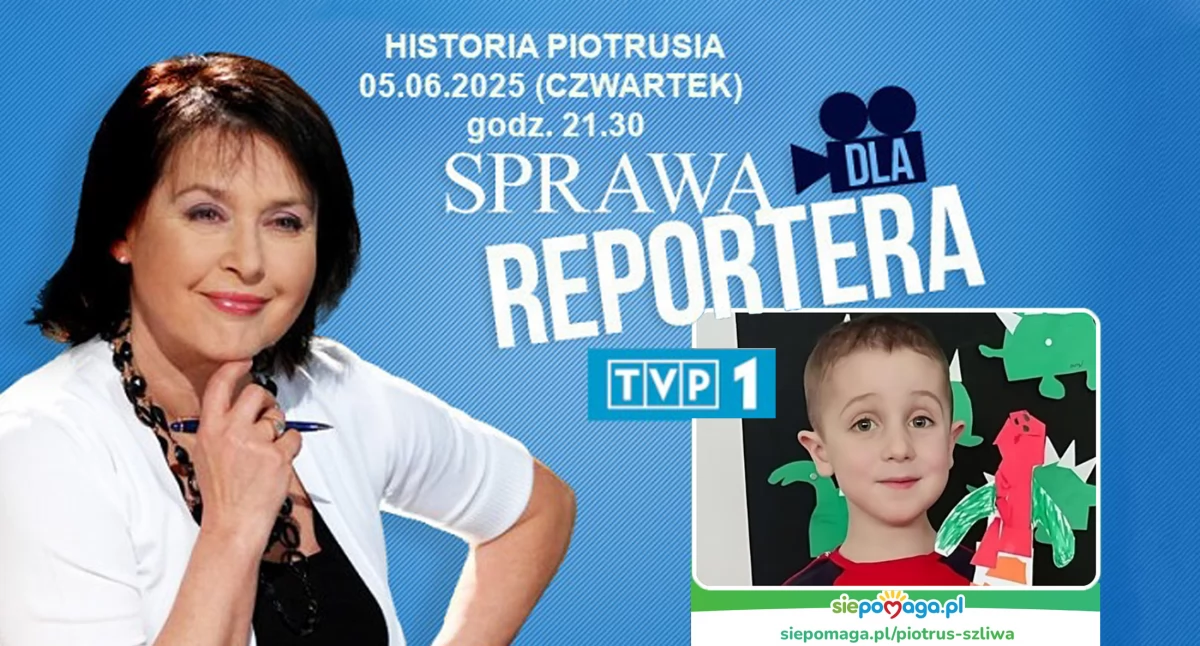Zdjęcie: Elżbieta Jaworowicz i Piotruś Szliwa  Fot.: mat.promo.