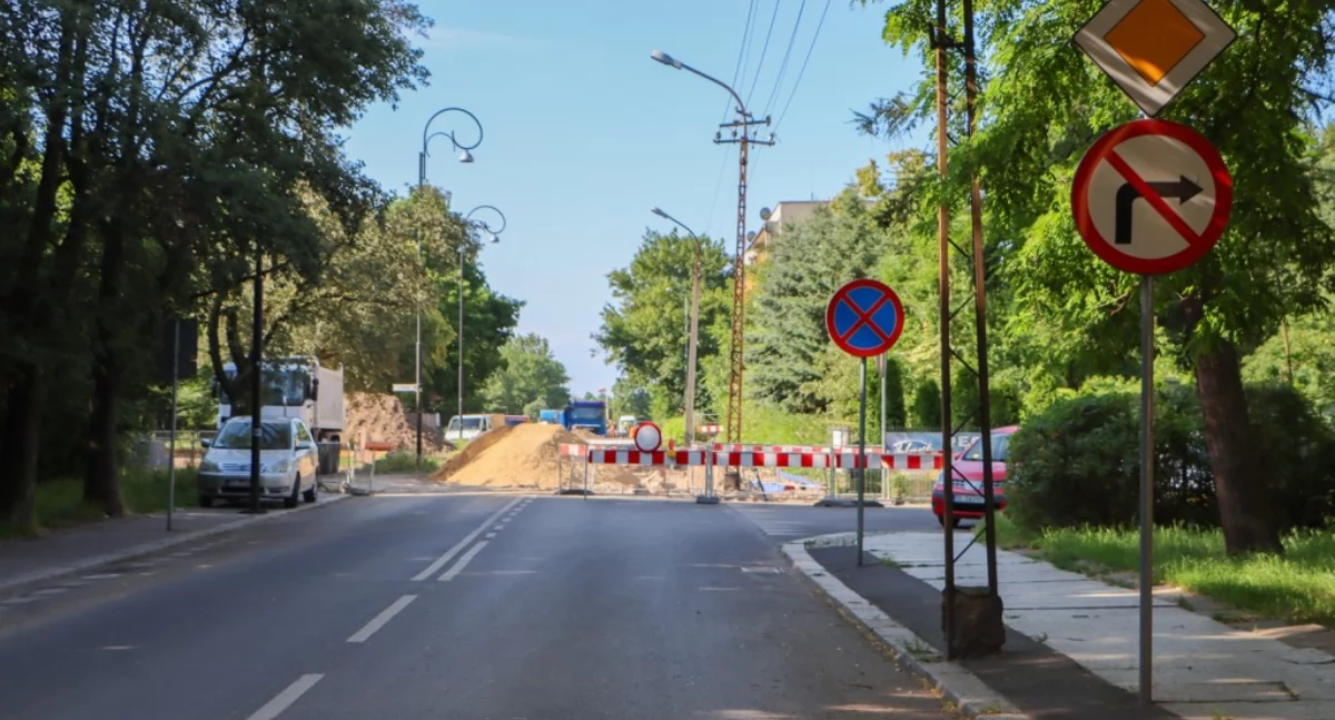 Zdjęcie: Budowa ul. Mickiewicza w Legnicy. Fot. Anna Lango/ Urząd Miasta w Legnicy