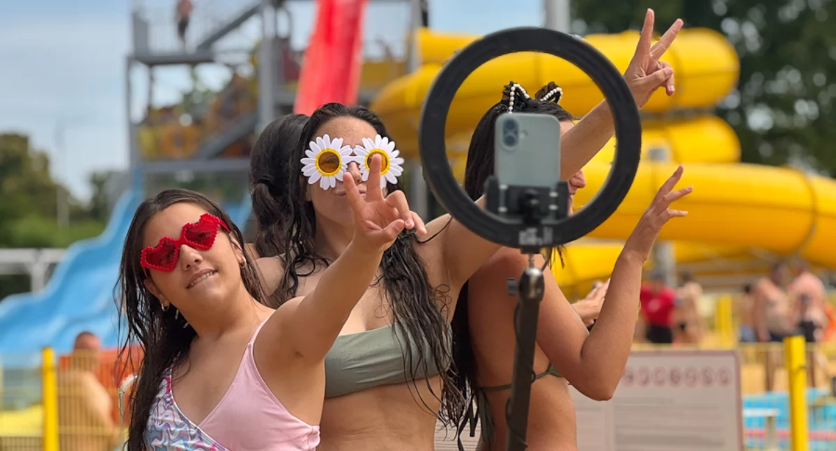 Zdjęcie: uczestnicy wydarzenia w AquaFun Fot.: AquaFun