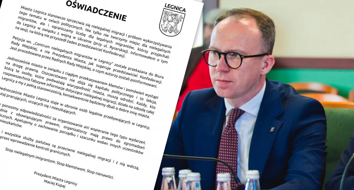 Zdjęcie: Maciej Kupaj, prezydent Legnicy. Fot. Aga Jackiewicz